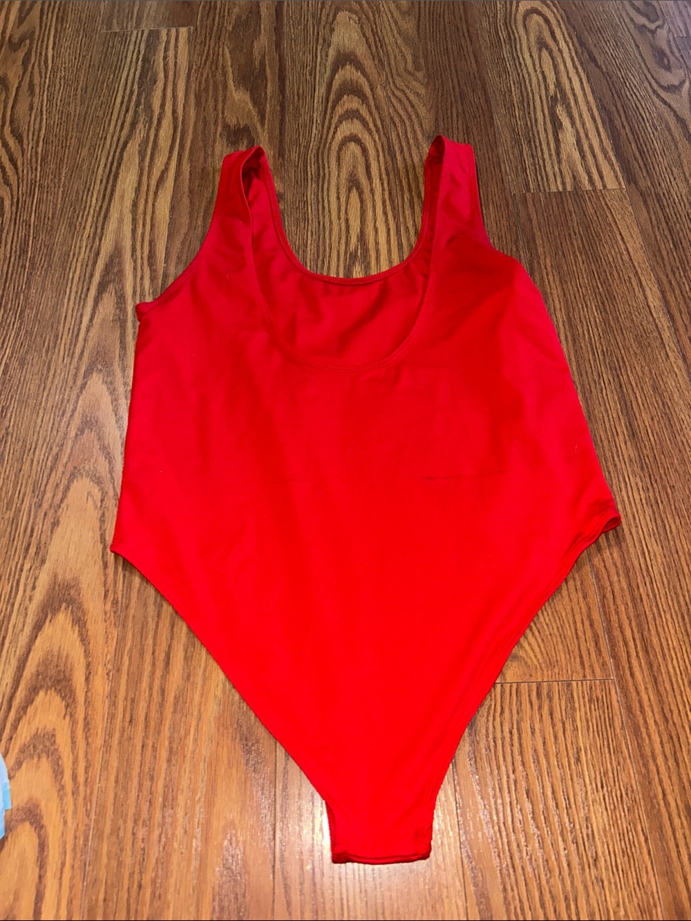 Baywatch Retro Highcut Lined Women's Red One-Piece Swimsuit XL - Picture 2 of 5